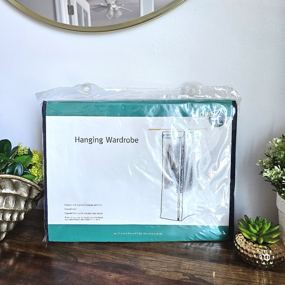 Store It Frosted Vinyl Hanging Wardrobe Storage Protector Zip Garment Bag NEW - Picture 1 of 7